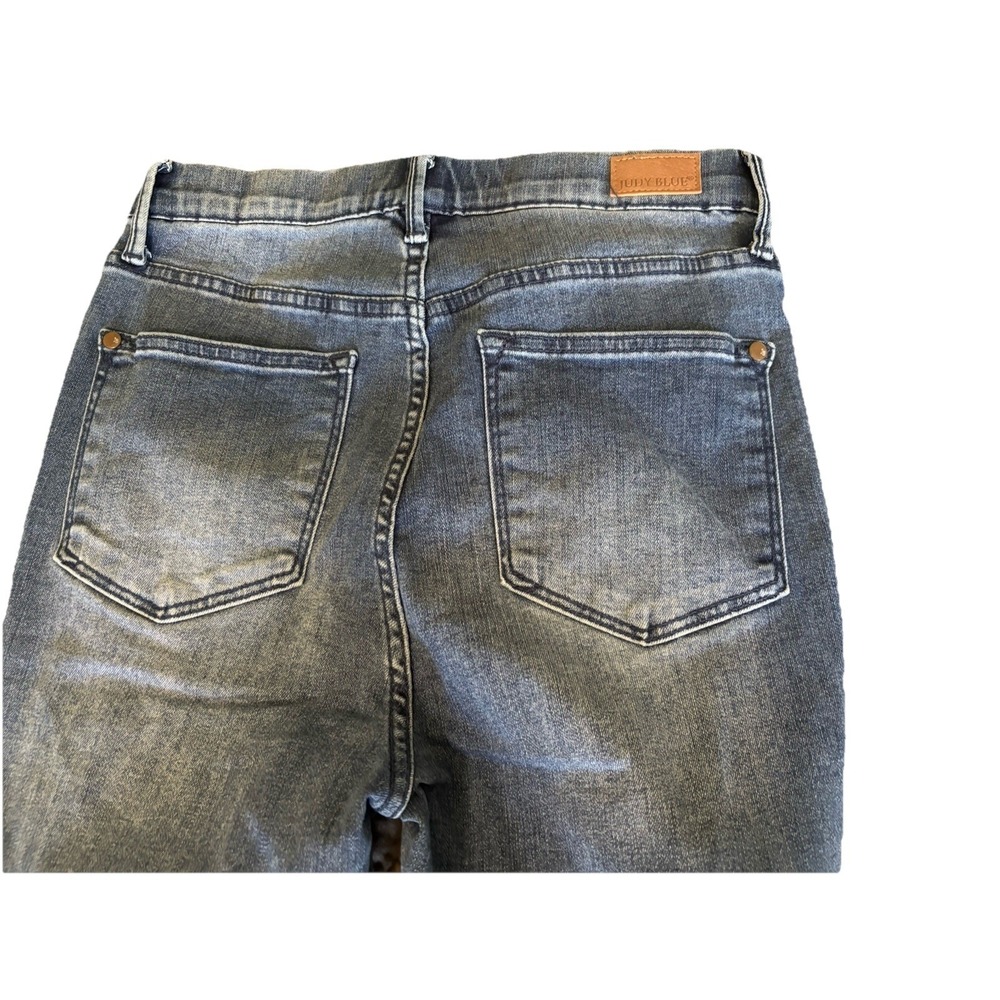 Judy Blue Jeans Pull On Skinny Fit Capri Elastic Waist JB78111 Women's Size 5/27 - Picture 6 of 6